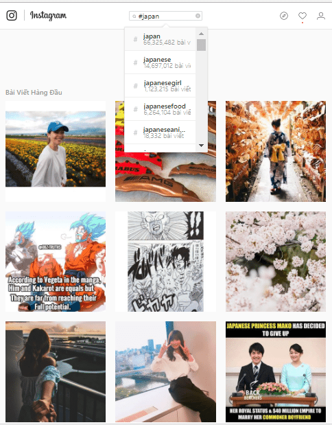 hastag-japan Instagram Location Story và Hashtag Story: Những gì các nhà tiếp thị cần biết